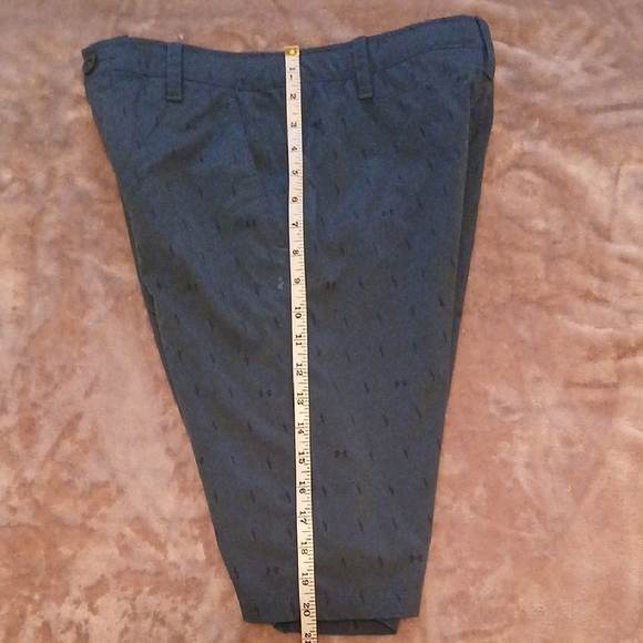 Under Armour Blue Flat Front Shorts - Picture 5 of 7